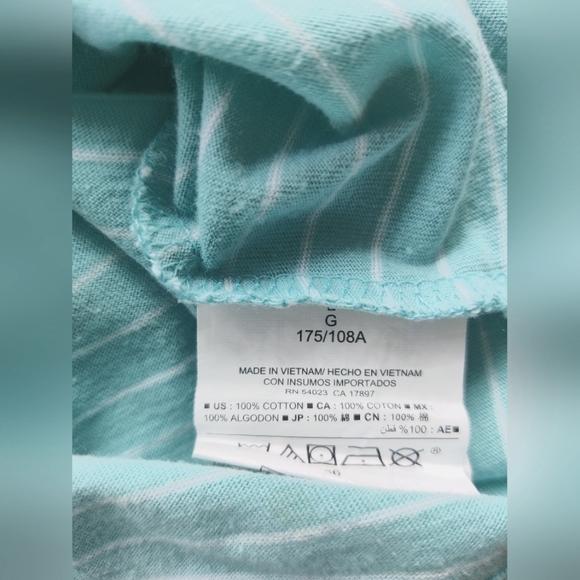 Turquoise Striped Tshirt - Picture 5 of 6